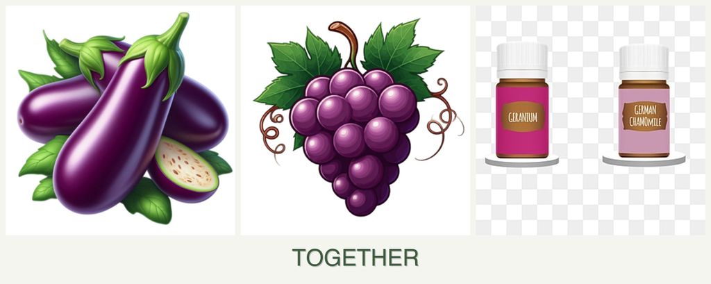 Can you plant eggplant, grapes and geraniums together?