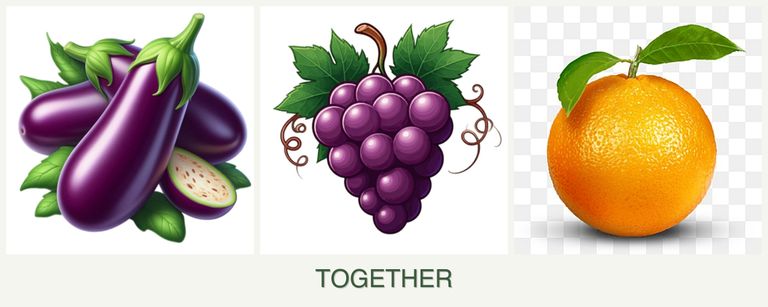 Can you plant eggplant, grapes and oranges together?