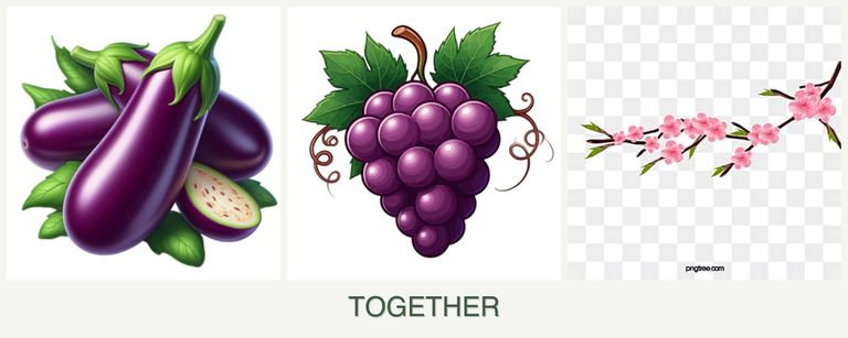 Can you plant eggplant, grapes and peaches together?