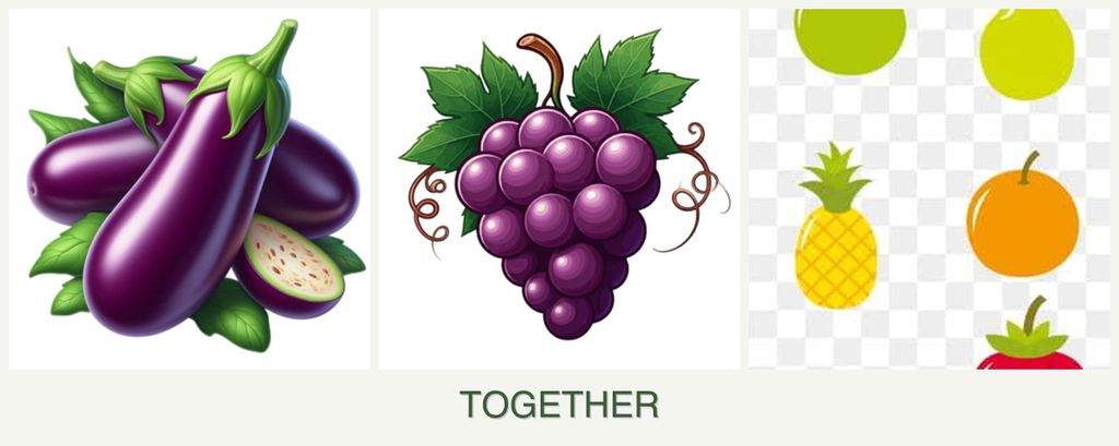 Can you plant eggplant, grapes and pears together?