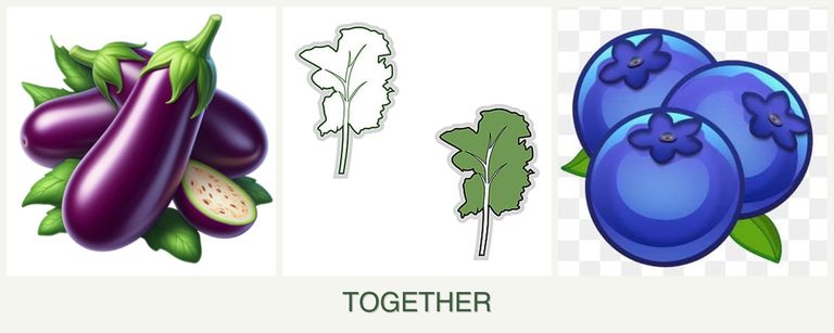 Can you plant eggplant, kale and blueberries together?