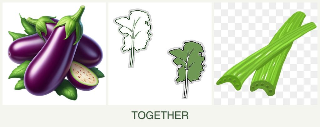 Can you plant eggplant, kale and celery together?