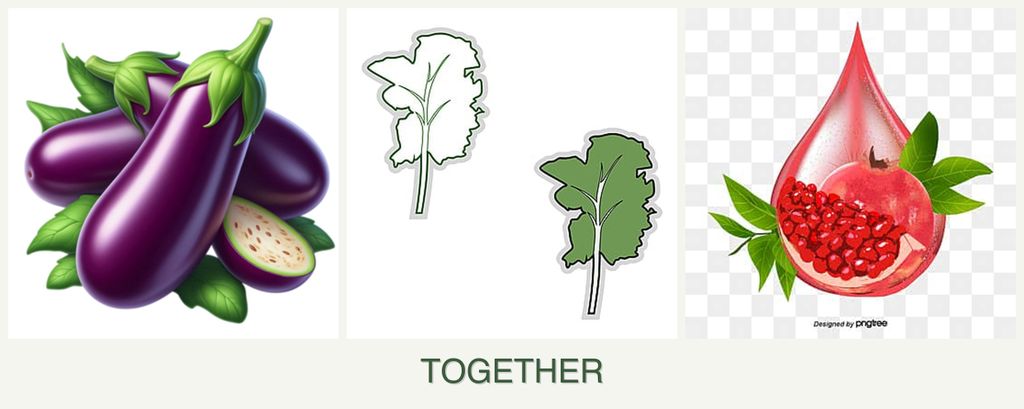 Can you plant eggplant, kale and pomegranates together?