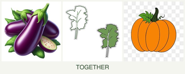 Can you plant eggplant, kale and pumpkin together?