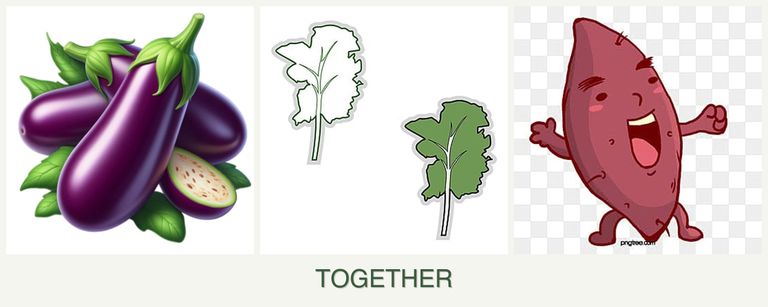 Can you plant eggplant, kale and sweet potatoes together?