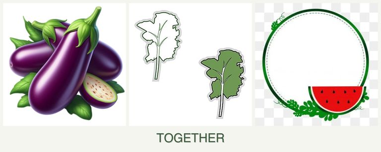 Can you plant eggplant, kale and watermelons together?