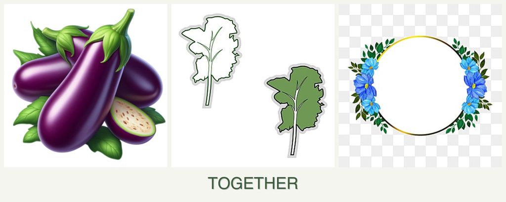 Can you plant eggplant, kale and zinnias together?