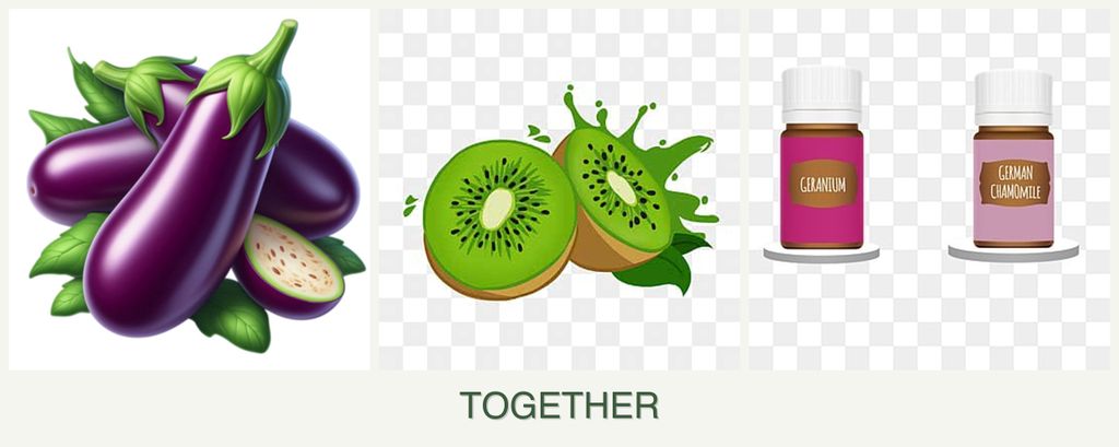 Can you plant eggplant, kiwi and geraniums together?