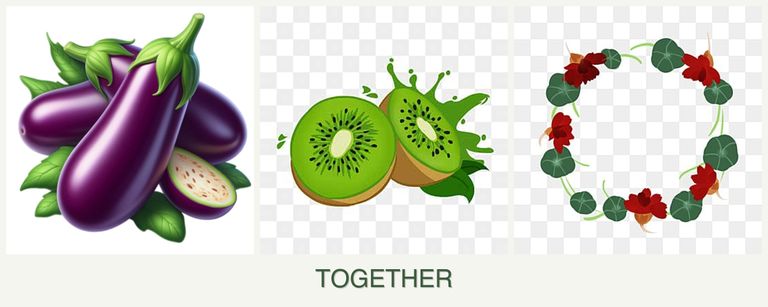 Can you plant eggplant, kiwi and nasturtiums together?