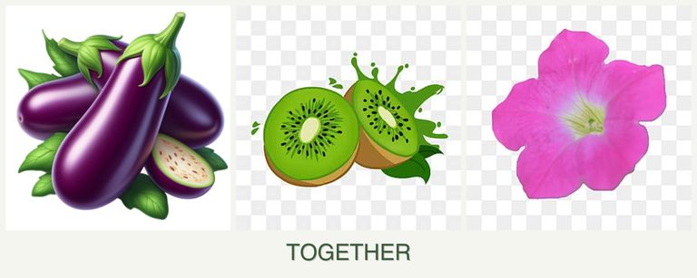 Can you plant eggplant, kiwi and petunias together?