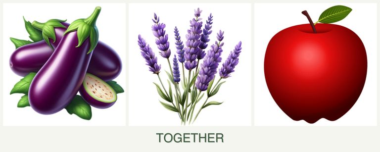 Can you plant eggplant, lavender and apples together?