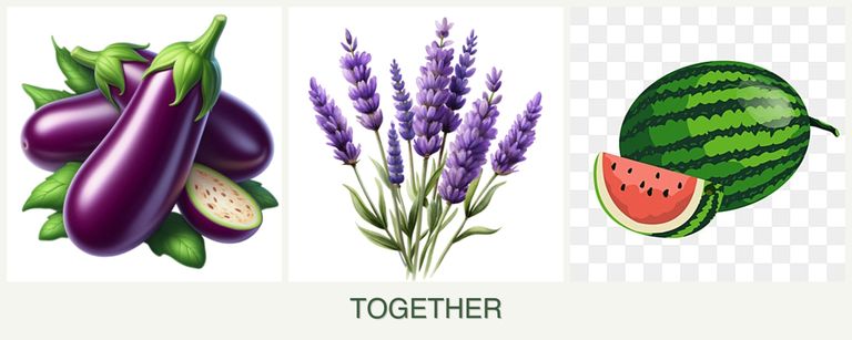 Can you plant eggplant, lavender and melons together?