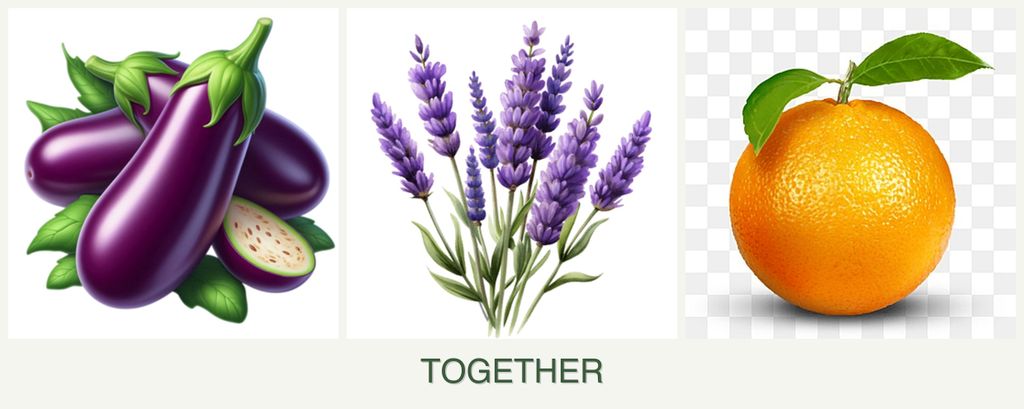 Can you plant eggplant, lavender and oranges together?