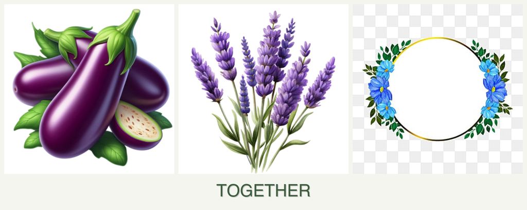 Can you plant eggplant, lavender and zinnias together?