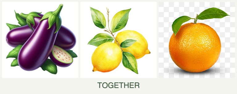 Can you plant eggplant, lemons and oranges together?