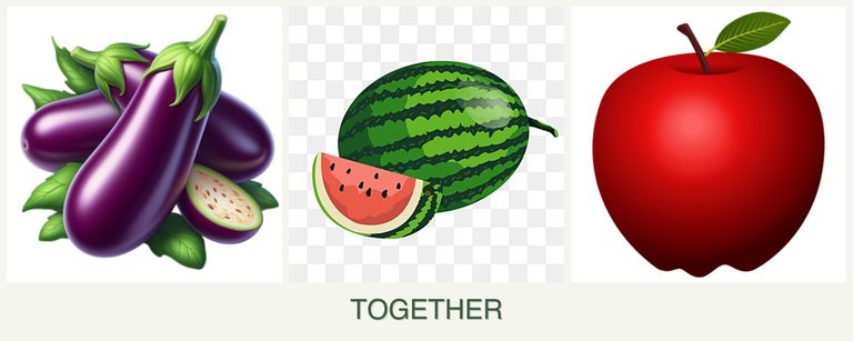 Can you plant eggplant, melons and apples together?