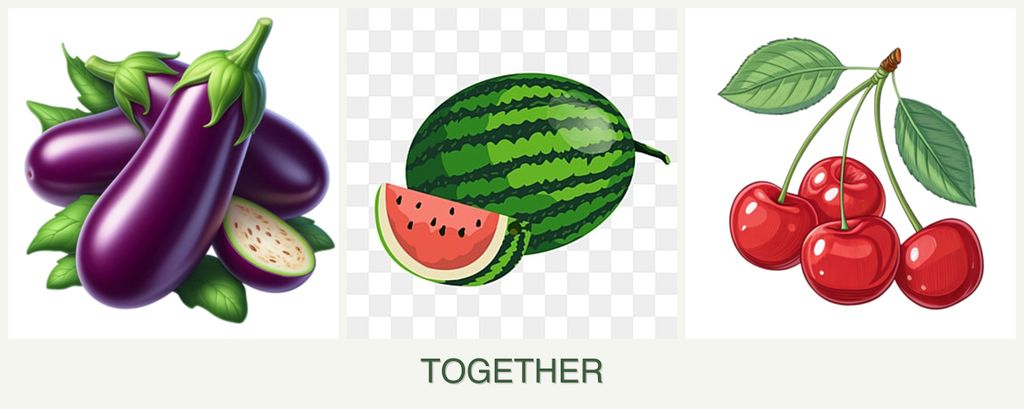 Can you plant eggplant, melons and cherries together?
