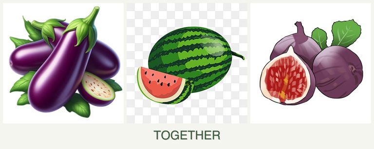 Can you plant eggplant, melons and figs together?
