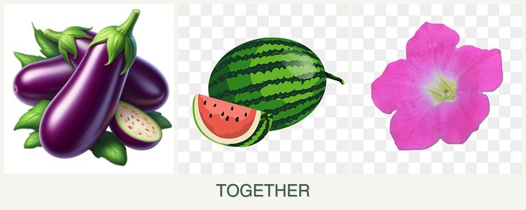Can you plant eggplant, melons and petunias together?