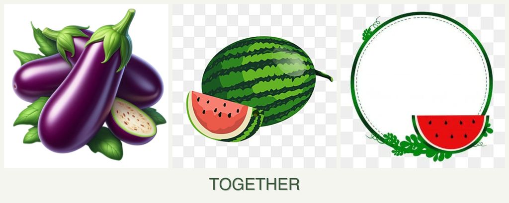 Can you plant eggplant, melons and watermelons together?