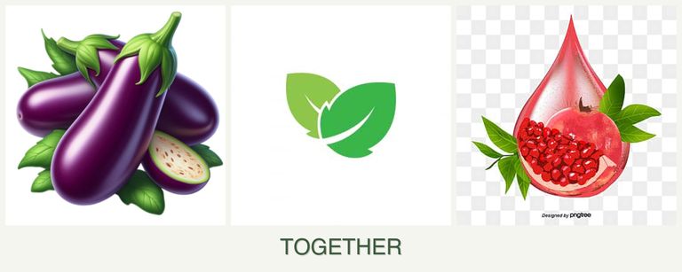 Can you plant eggplant, mint and pomegranates together?