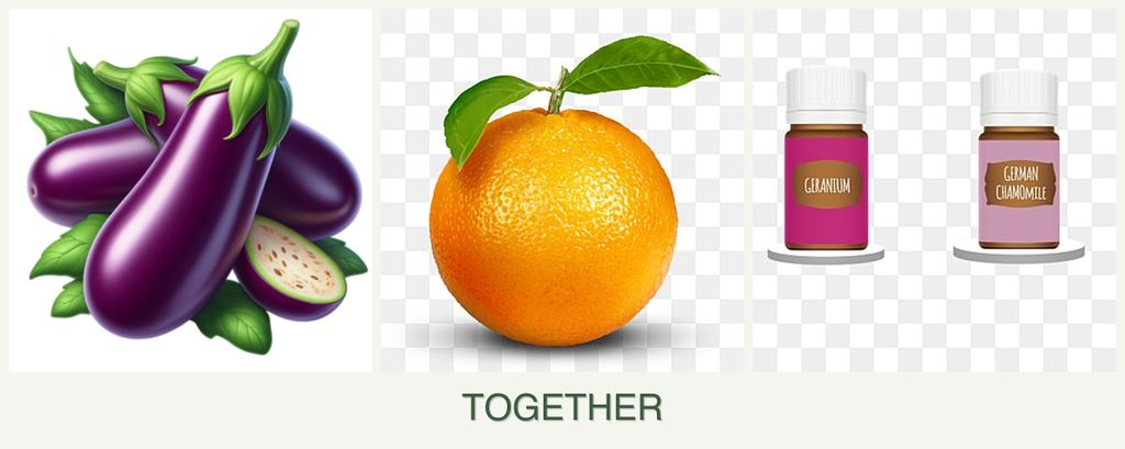 Can you plant eggplant, oranges and geraniums together?