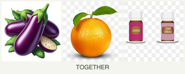 Can you plant eggplant, oranges and geraniums together?