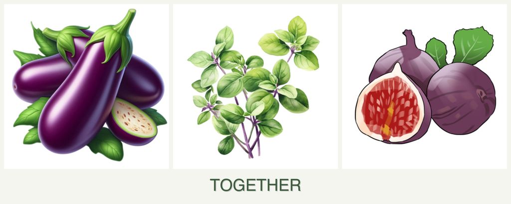 Can you plant eggplant, oregano and figs together?