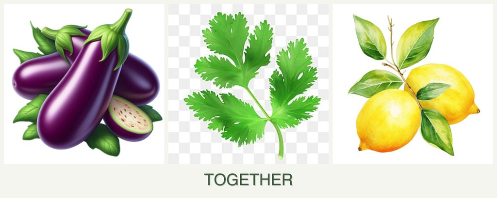 Can you plant eggplant, parsley and lemons together?