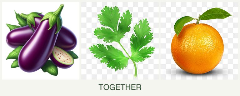 Can you plant eggplant, parsley and oranges together?