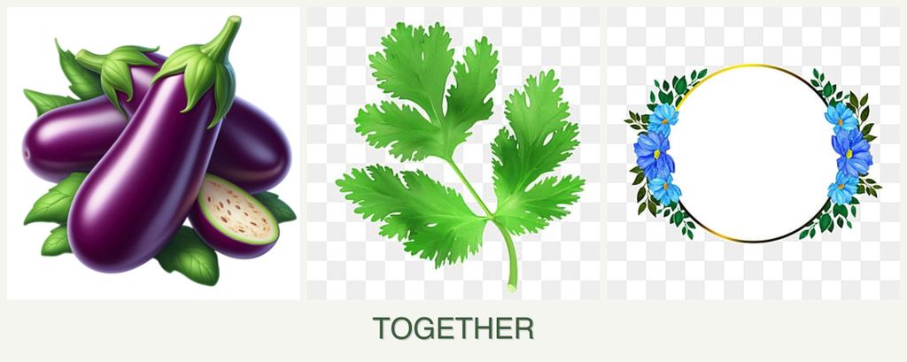 Can you plant eggplant, parsley and zinnias together?