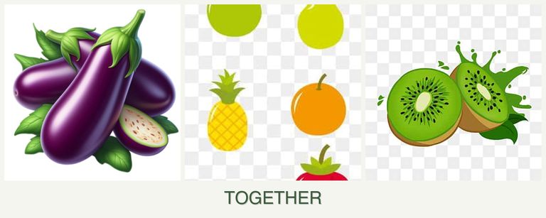 Can you plant eggplant, pears and kiwi together?