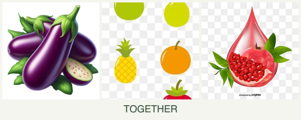 Can you plant eggplant, pears and pomegranates together?