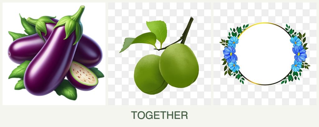 Can you plant eggplant, plums and zinnias together?