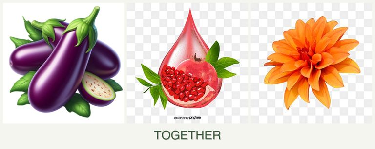 Can you plant eggplant, pomegranates and dahlias together?