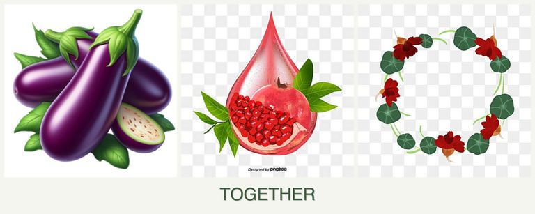 Can you plant eggplant, pomegranates and nasturtiums together?