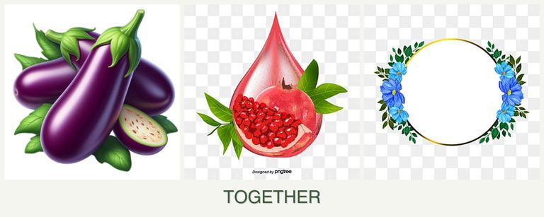 Can you plant eggplant, pomegranates and zinnias together?