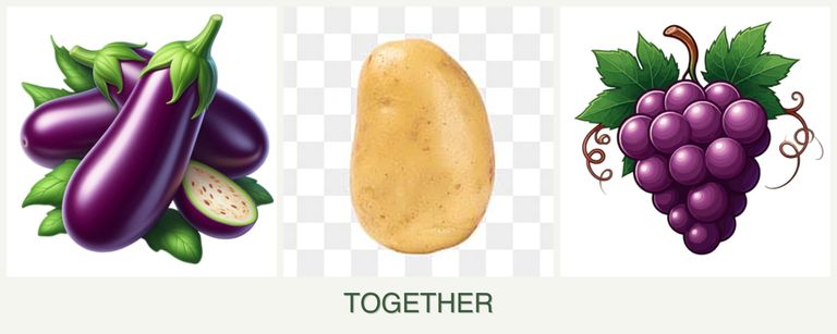 Can you plant eggplant, potatoes and grapes together?
