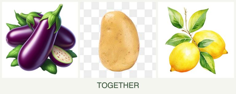 Can you plant eggplant, potatoes and lemons together?