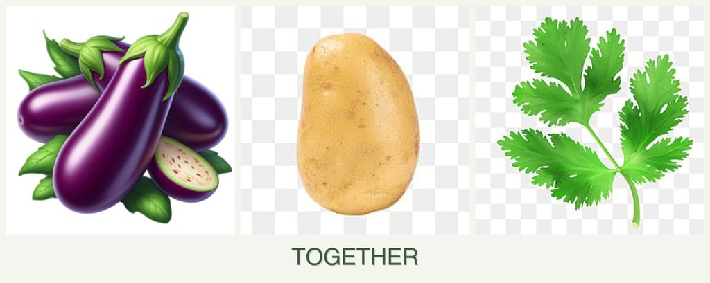 Can you plant eggplant, potatoes and parsley together?