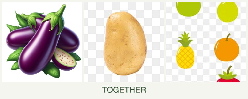 Can you plant eggplant, potatoes and pears together?