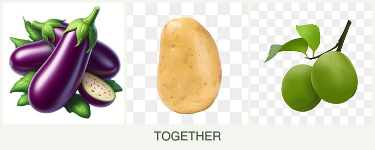 Can you plant eggplant, potatoes and plums together?