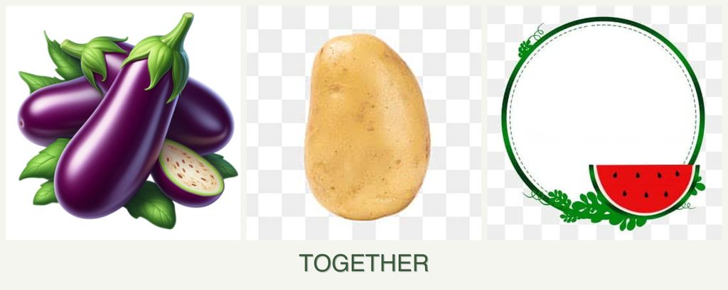Can you plant eggplant, potatoes and watermelons together?