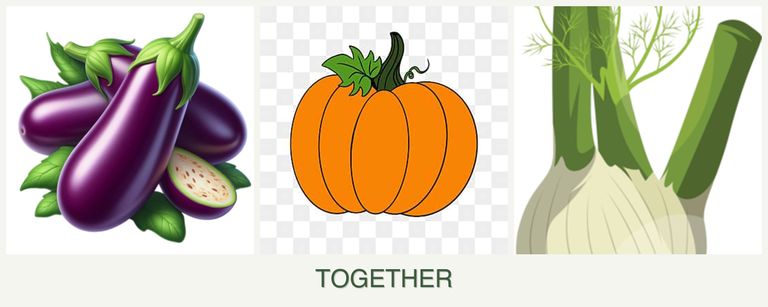 Can you plant eggplant, pumpkin and fennel together?