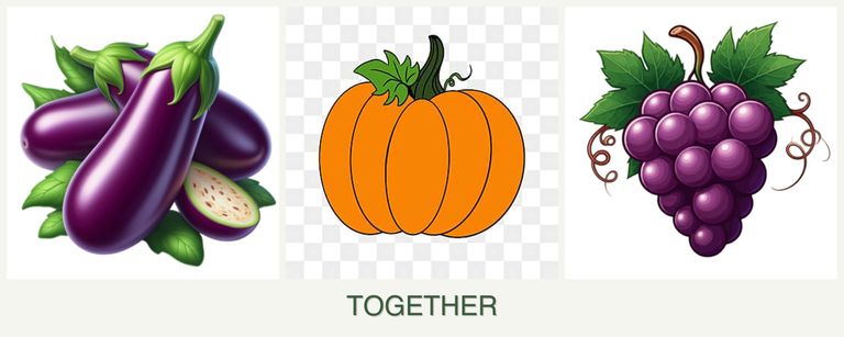 Can you plant eggplant, pumpkin and grapes together?