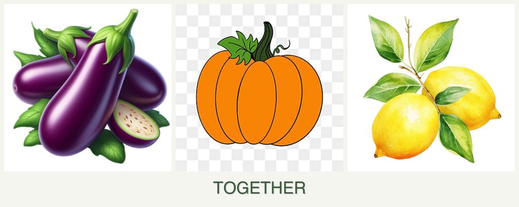 Can you plant eggplant, pumpkin and lemons together?