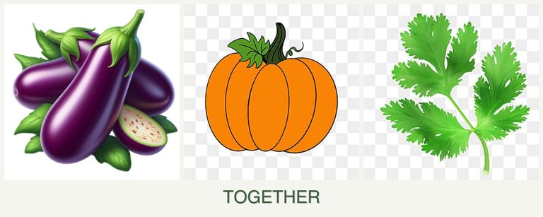 Can you plant eggplant, pumpkin and parsley together?