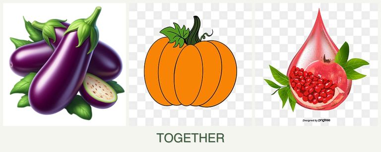 Can you plant eggplant, pumpkin and pomegranates together?