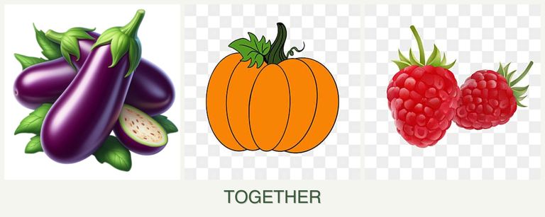 Can you plant eggplant, pumpkin and raspberries together?