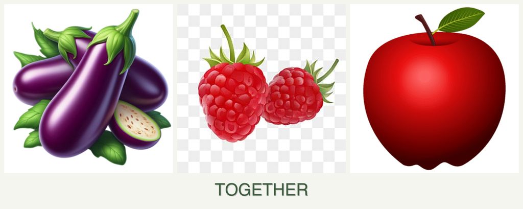 Can you plant eggplant, raspberries and apples together?